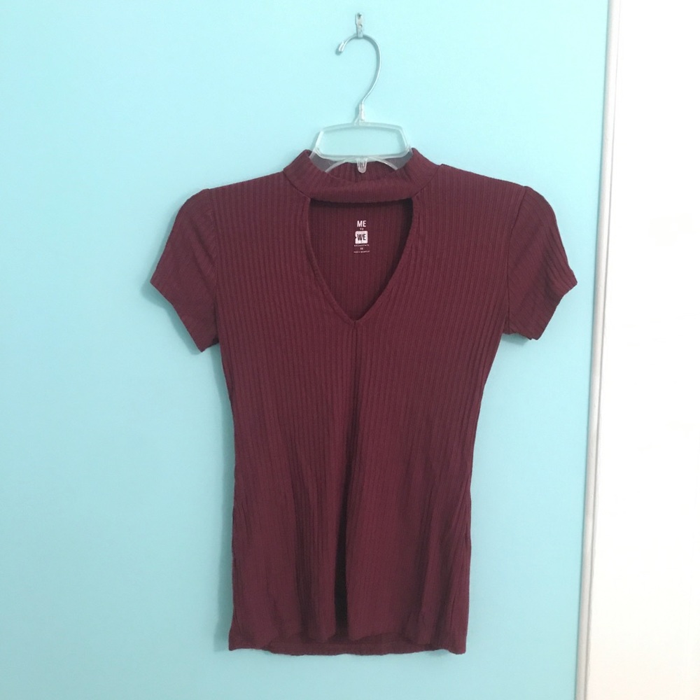 PACSUN Ribbed Choker Top - Picture 3 of 4